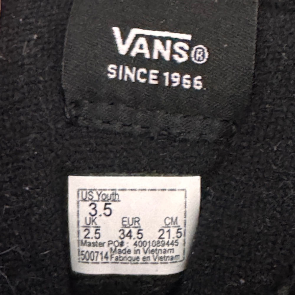 Vans Boys Black High-Top Sneakers - Picture 5 of 6